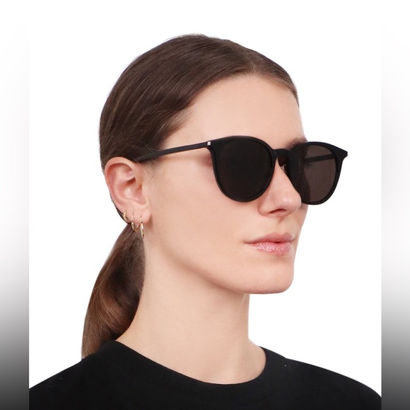 NEW Saint Laurent Unisex SL 488 SL488 54MM Sunglasses Brown - Picture 1 of 14